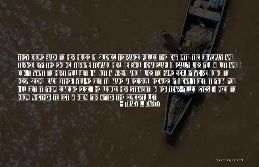 Can't Say I Love You Back Quotes By Tracy L. Darity Can't Say I Love You Back Quotes By Tracy L. Darity