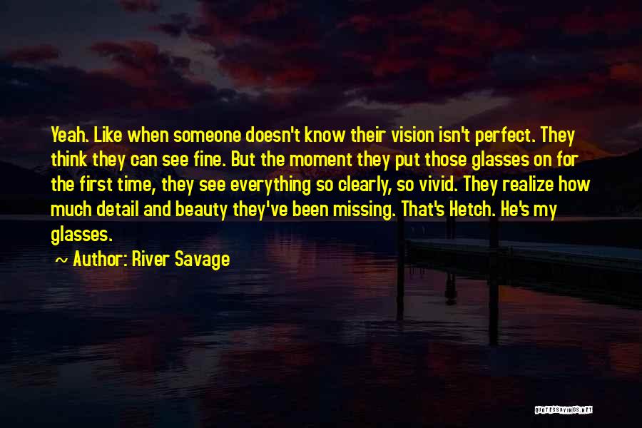 Can't See Clearly Quotes By River Savage