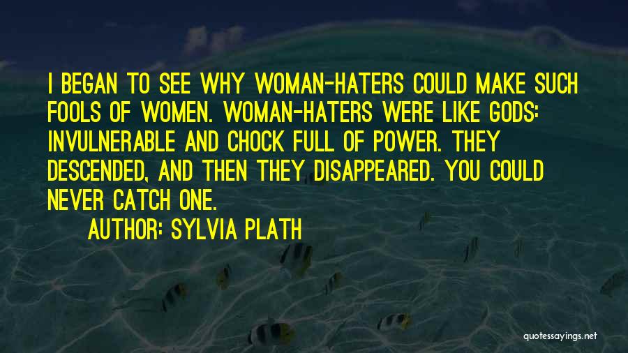 Can't See Haters Quotes By Sylvia Plath