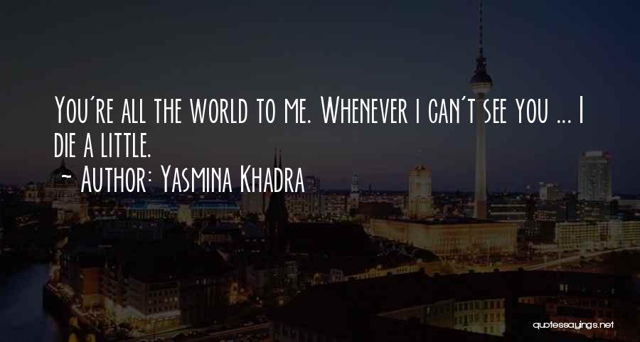 Can't See Me Quotes By Yasmina Khadra