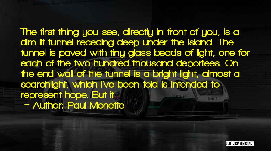 Can't See The Light At The End Of The Tunnel Quotes By Paul Monette