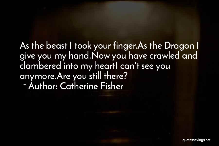 Can't See You Anymore Quotes By Catherine Fisher