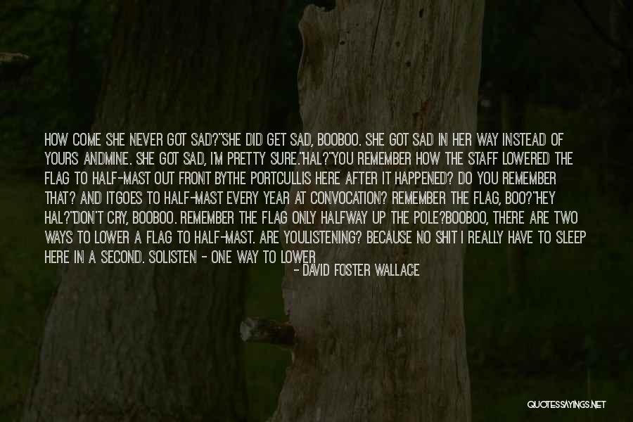 Can't Sleep Because Of Her Quotes By David Foster Wallace