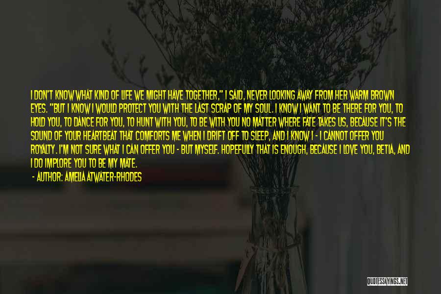 Can't Sleep Because Of You Quotes By Amelia Atwater-Rhodes