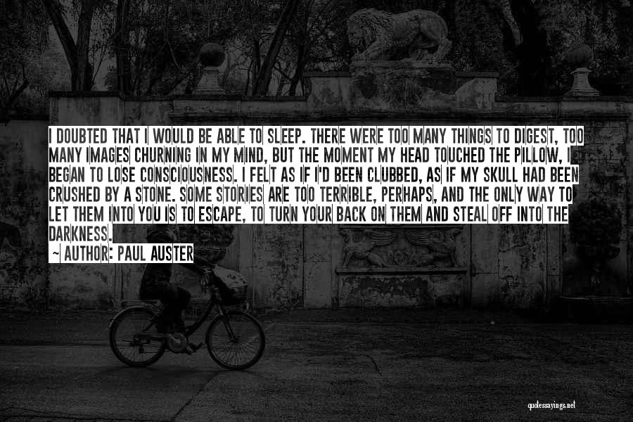 Can't Sleep Images And Quotes By Paul Auster