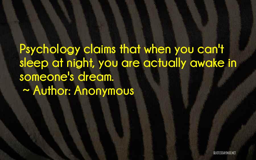 Can't Sleep Night Love Quotes By Anonymous