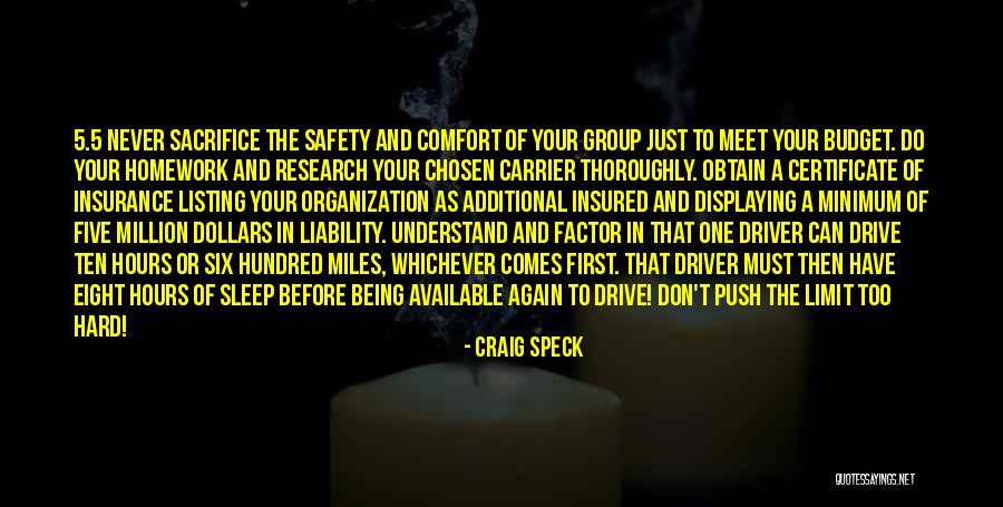 Can't Sleep Quotes By Craig Speck