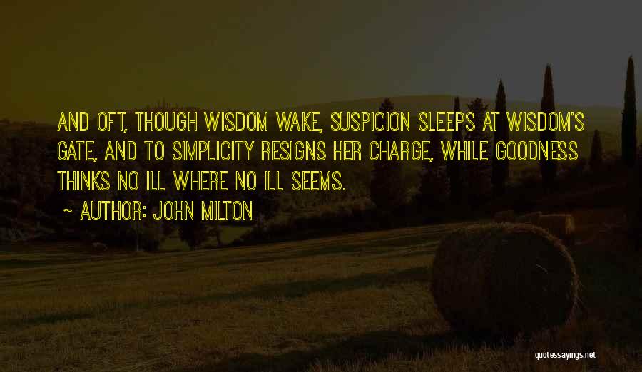 Can't Sleep Thinking Too Much Quotes By John Milton