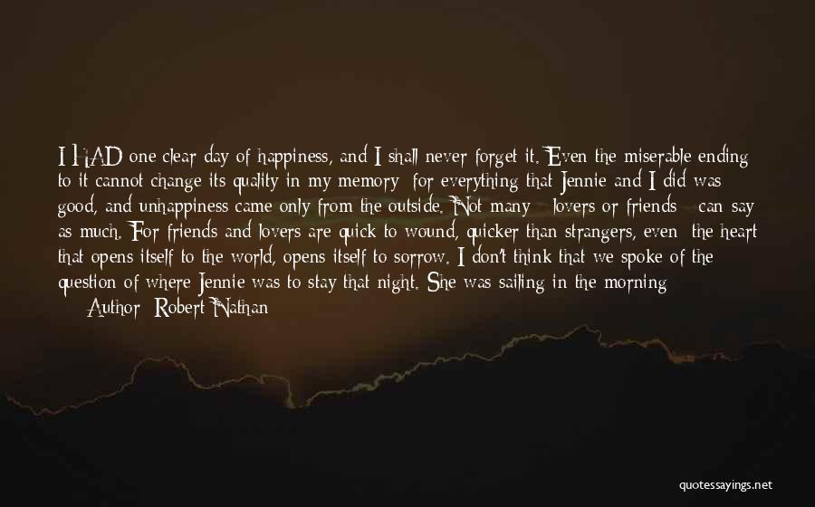 Can't Stay Together Quotes By Robert Nathan