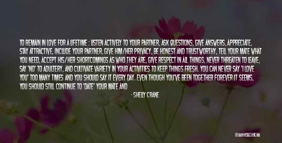 Can't Stay Together Quotes By Shelly Crane