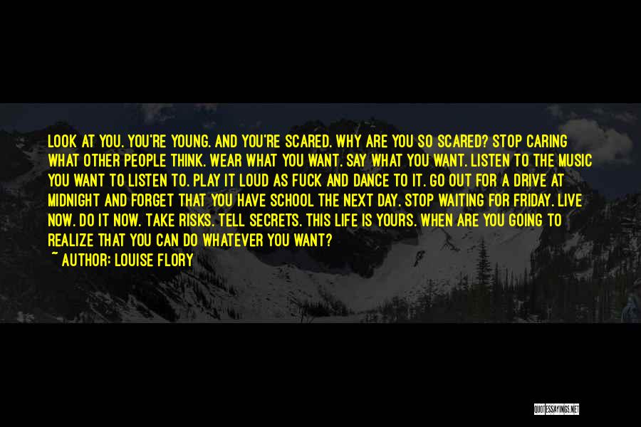 Can't Stop Caring Quotes By Louise Flory