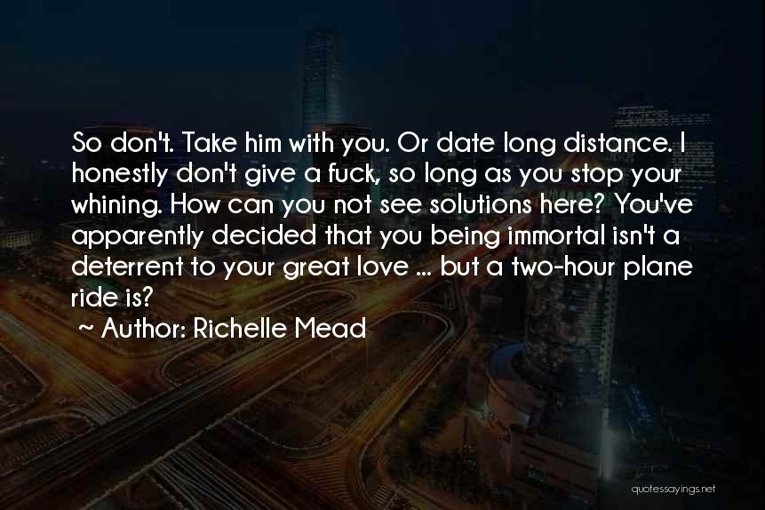 Can't Stop Love Quotes By Richelle Mead