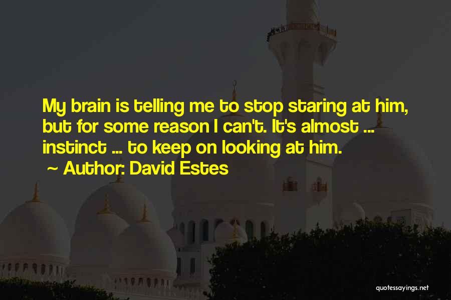 Can't Stop Staring At You Quotes By David Estes