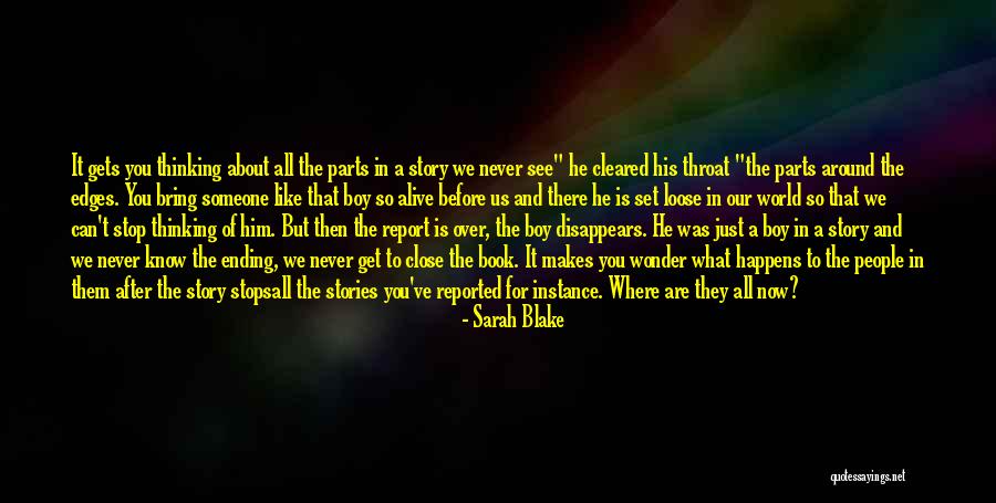 Can't Stop Thinking Of You Quotes By Sarah Blake Can't Stop Thinking Of You Quotes By Sarah Blake