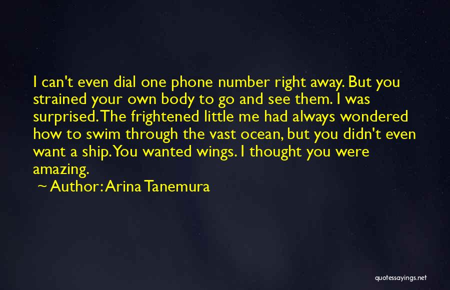 Can't Swim Quotes By Arina Tanemura