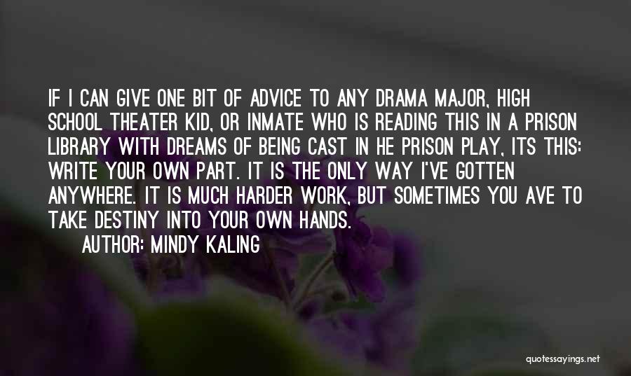 Can't Take Advice Quotes By Mindy Kaling