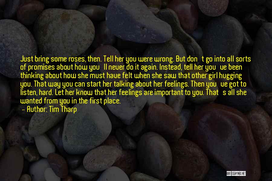 Can't Tell Her Quotes By Tim Tharp