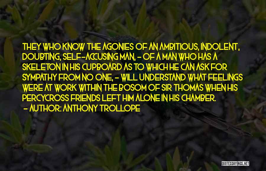 Can't Understand Feelings Quotes By Anthony Trollope