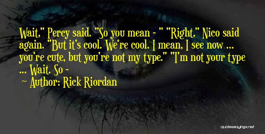 Can't Wait See You Again Quotes By Rick Riordan