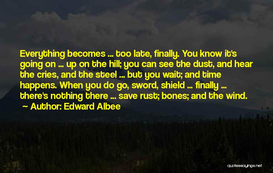 Can't Wait To Finally See You Quotes By Edward Albee