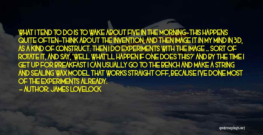 Can't Wake Up In The Morning Quotes By James Lovelock