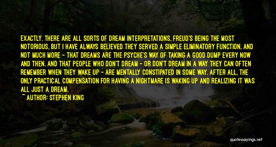 Can't Wake Up Quotes By Stephen King