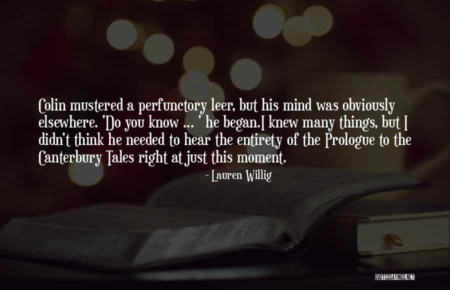Canterbury Tales Quotes By Lauren Willig Canterbury Tales Quotes By Lauren Willig