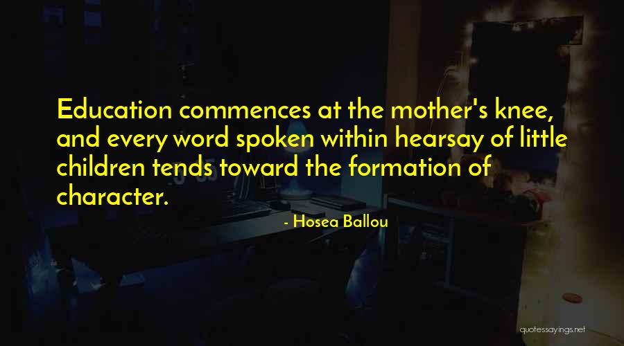 Canteros Ideas Quotes By Hosea Ballou Canteros Ideas Quotes By Hosea Ballou
