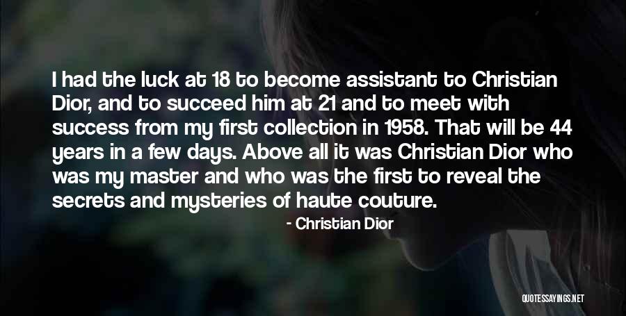 Cantinas Hilda Quotes By Christian Dior Cantinas Hilda Quotes By Christian Dior