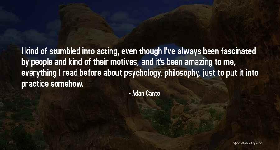 Canto 3 Quotes By Adan Canto