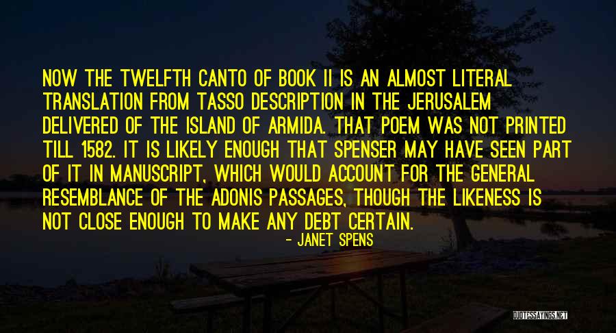 Canto 5 Quotes By Janet Spens