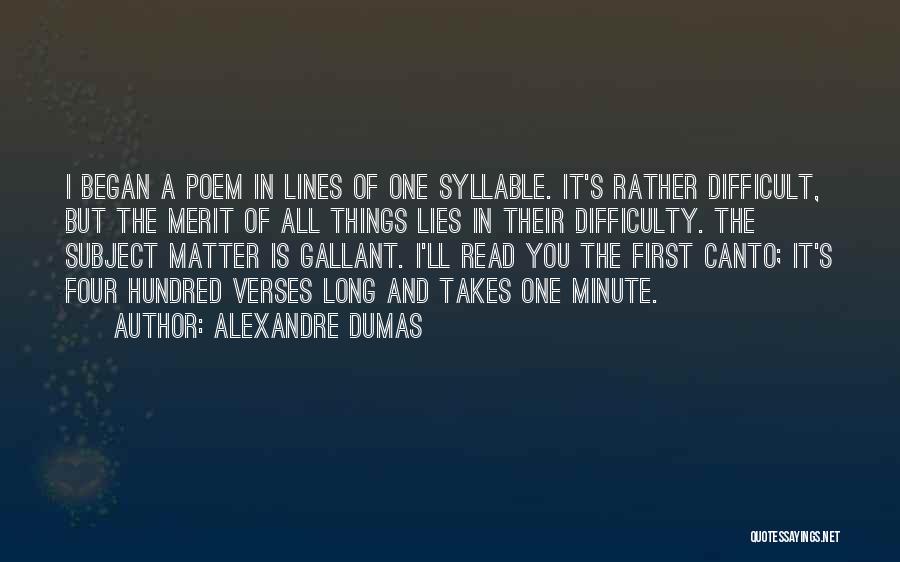 Canto Quotes By Alexandre Dumas