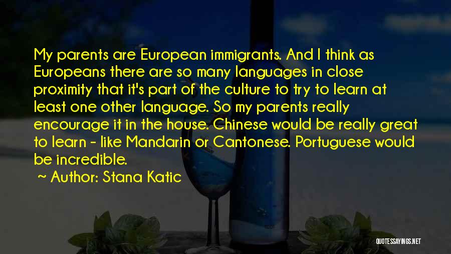 Cantonese Quotes By Stana Katic