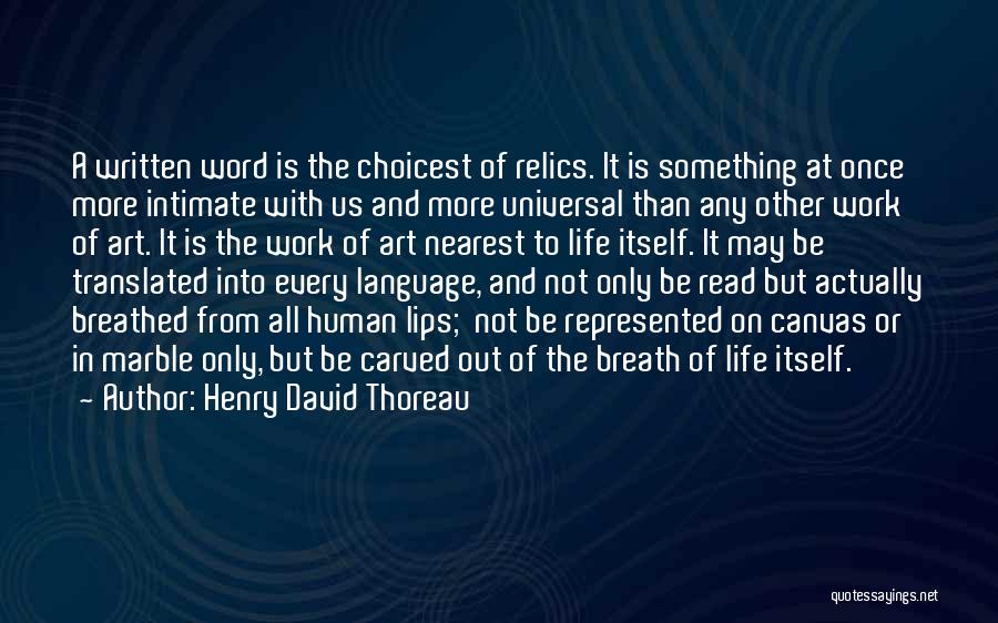 Canvas Art And Quotes By Henry David Thoreau