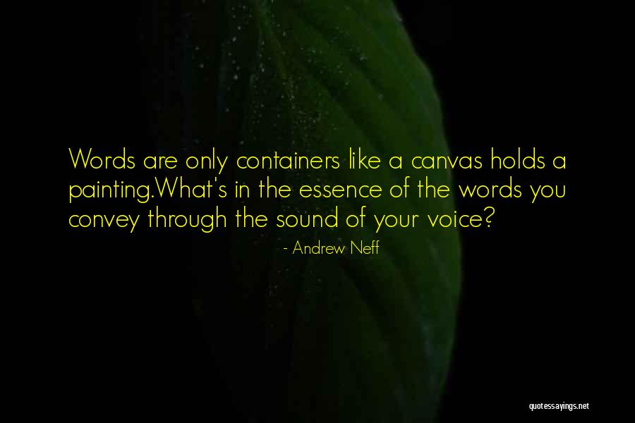 Canvas Painting Of Quotes By Andrew Neff Canvas Painting Of Quotes By Andrew Neff