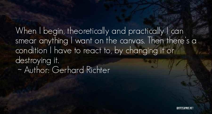 Canvas Quotes By Gerhard Richter