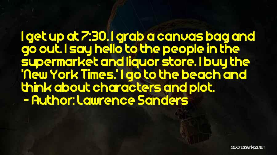 Canvas To Buy Quotes By Lawrence Sanders