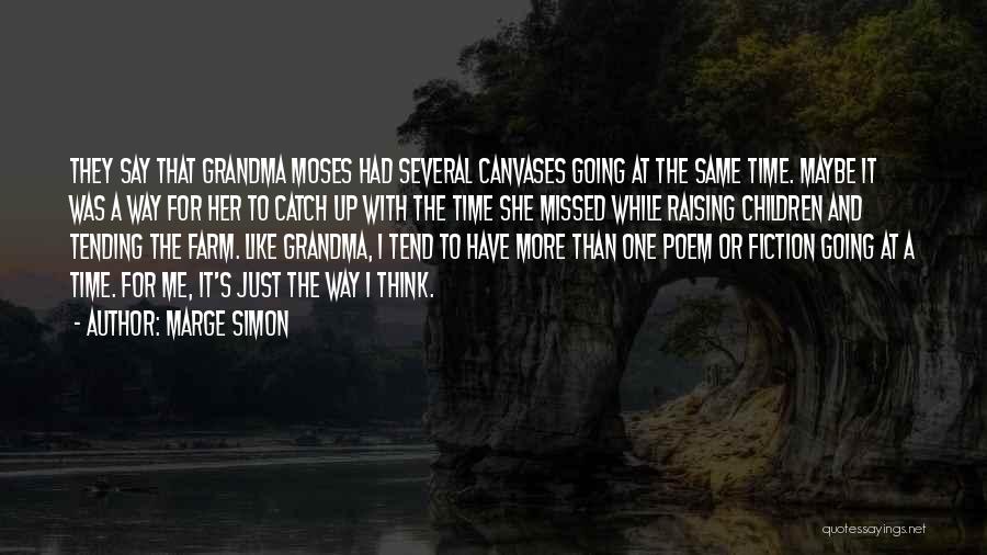 Canvases Quotes By Marge Simon