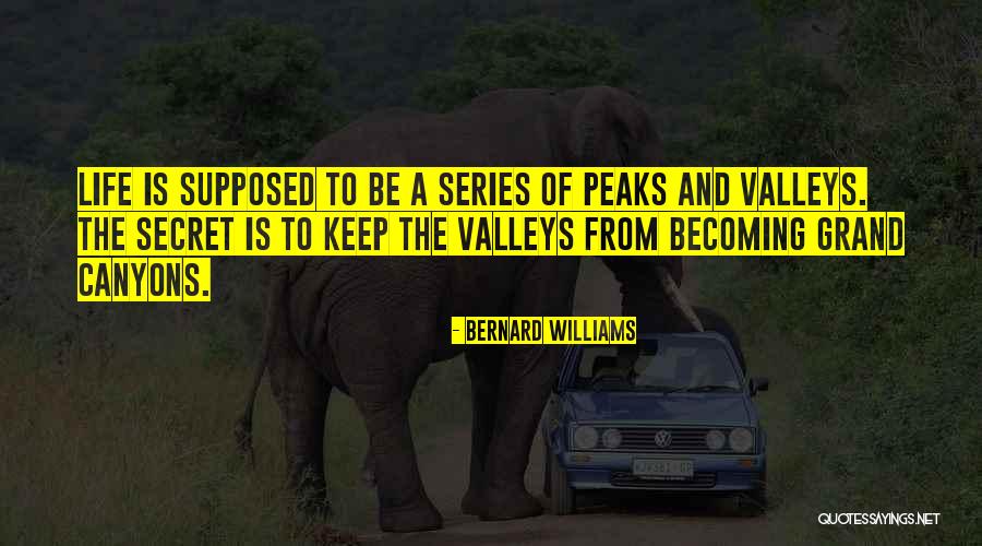Canyons Quotes By Bernard Williams Canyons Quotes By Bernard Williams
