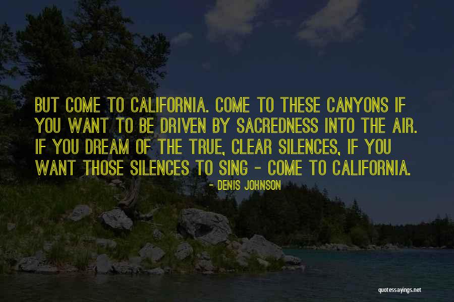 Canyons Quotes By Denis Johnson Canyons Quotes By Denis Johnson