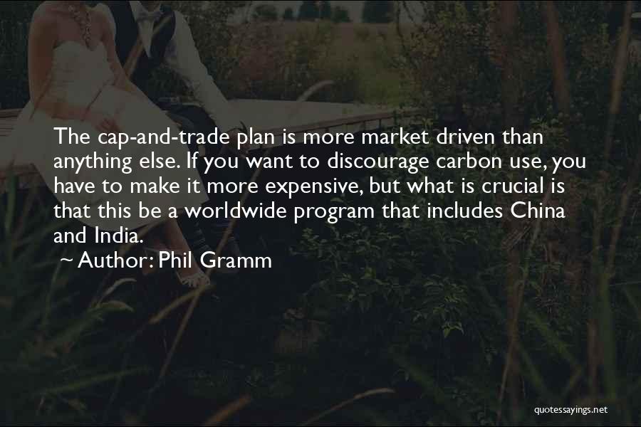 Cap And Trade Quotes By Phil Gramm