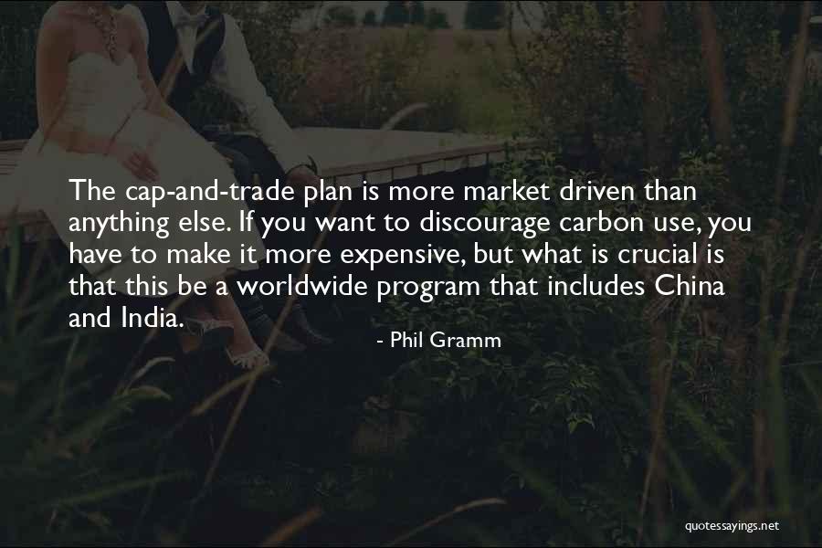 Cap And Trade Quotes By Phil Gramm