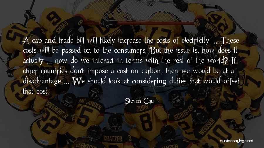 Cap And Trade Quotes By Steven Chu