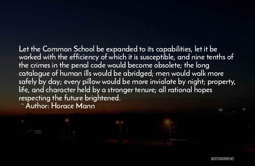 Capabilities Quotes By Horace Mann