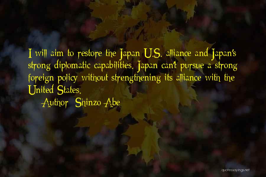 Capabilities Quotes By Shinzo Abe