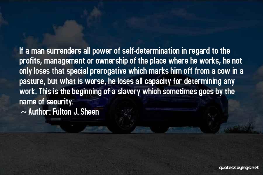 Capacity Management Quotes By Fulton J. Sheen