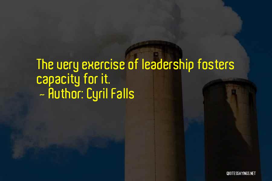 Capacity Quotes By Cyril Falls