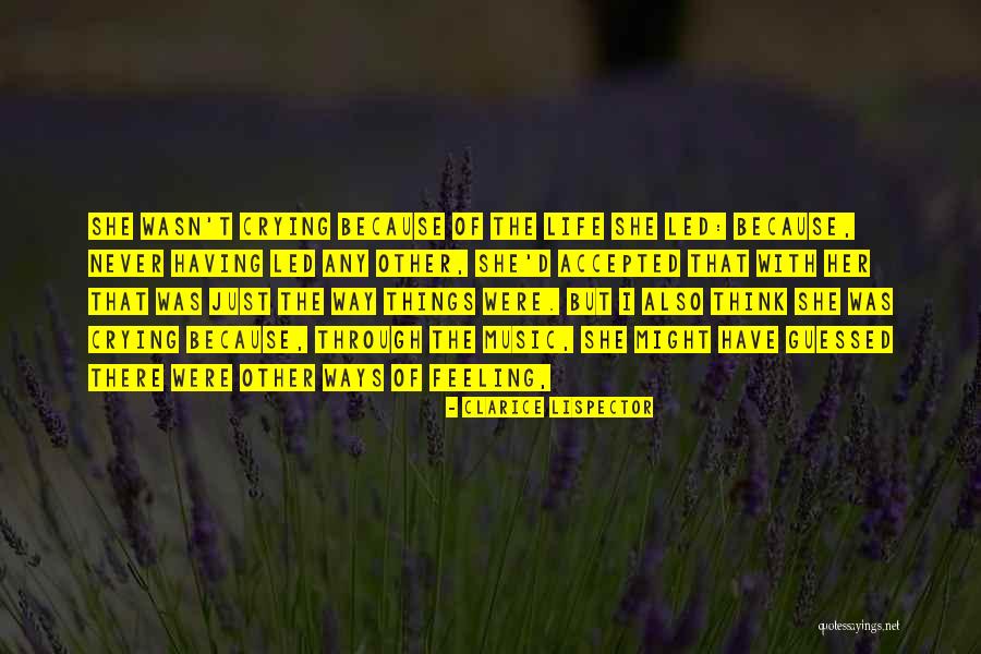 Caparella Plumbing Quotes By Clarice Lispector