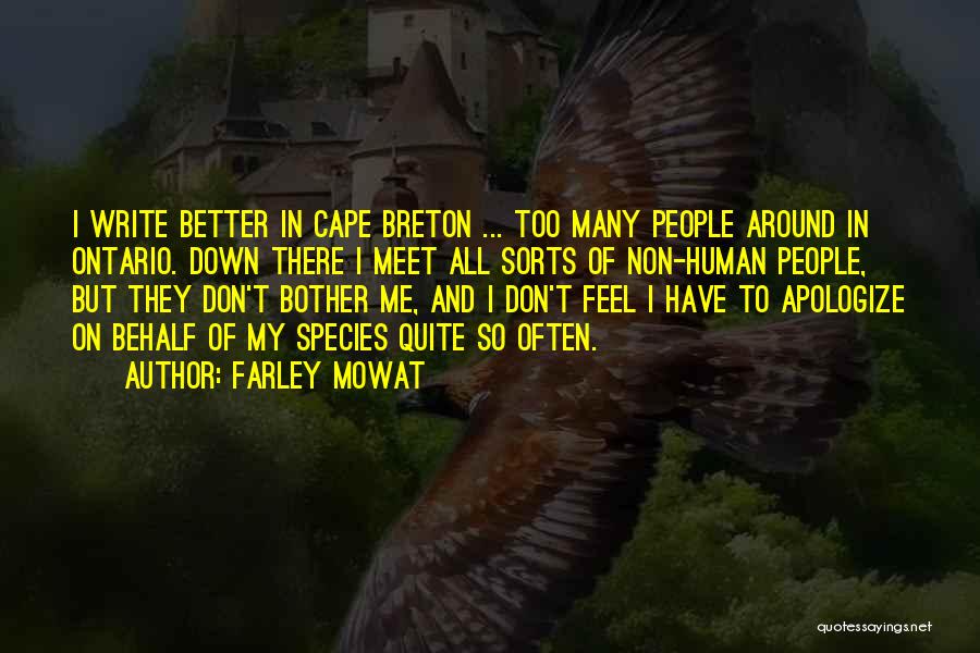 Cape Breton Quotes By Farley Mowat