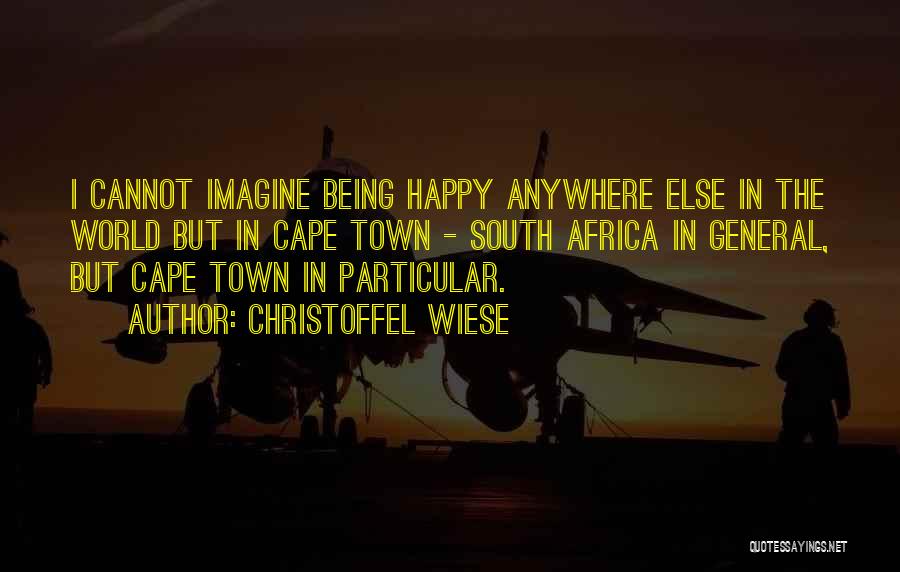 Cape May Quotes By Christoffel Wiese